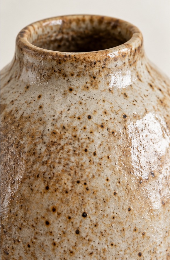 Speckled Stoneware Decorative Vase